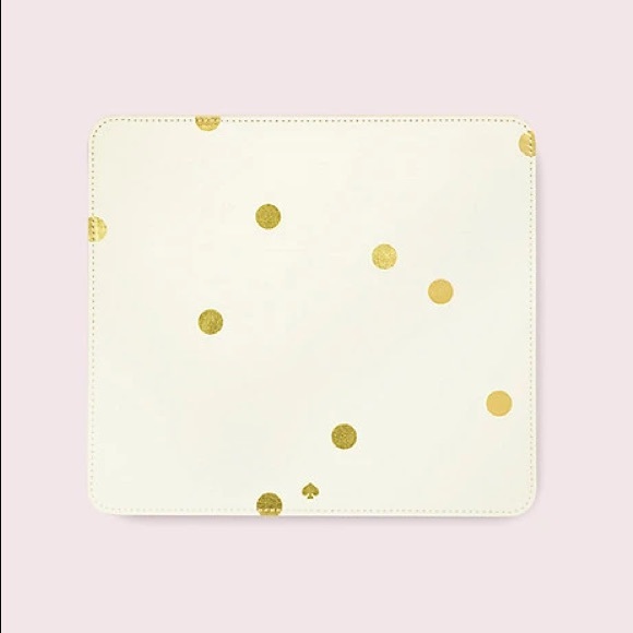 New Kate spade gold dot mouse pad stationery